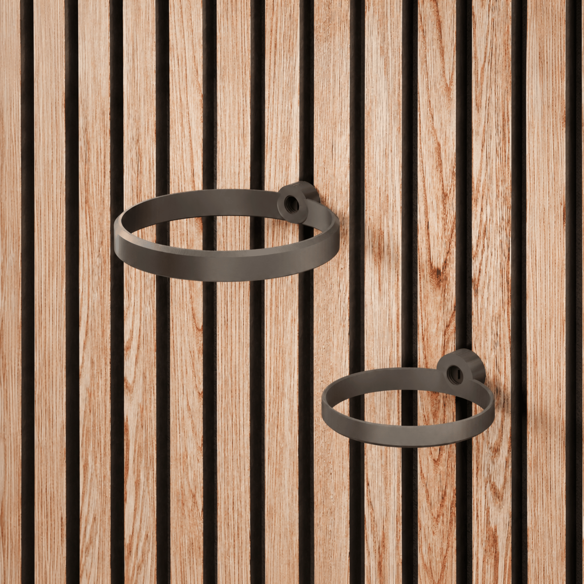 Support/anneau pour plante – Installation : clip mural