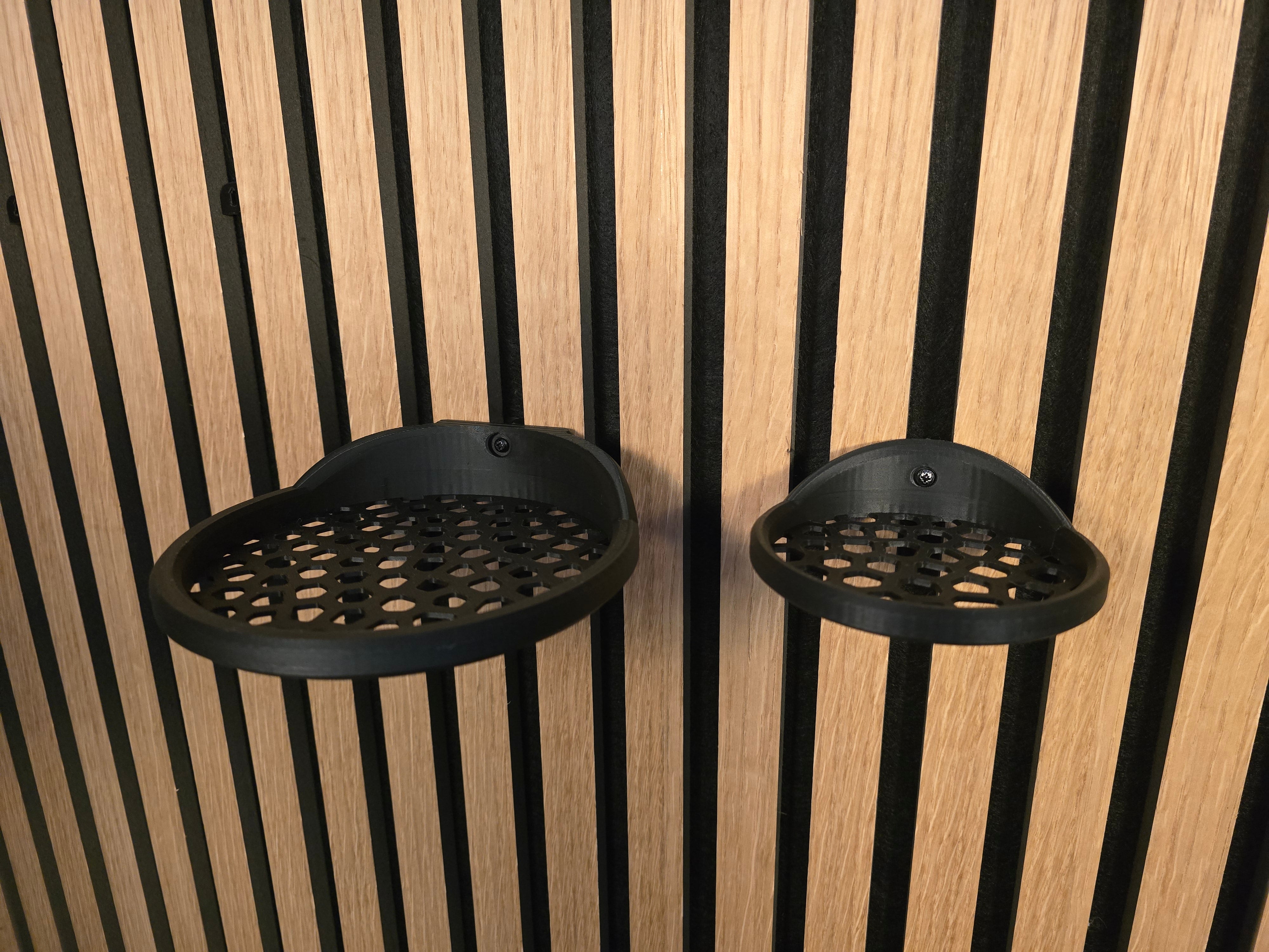 Rond wandplankje voor akoestische panelen - Installatietype: Muurclip