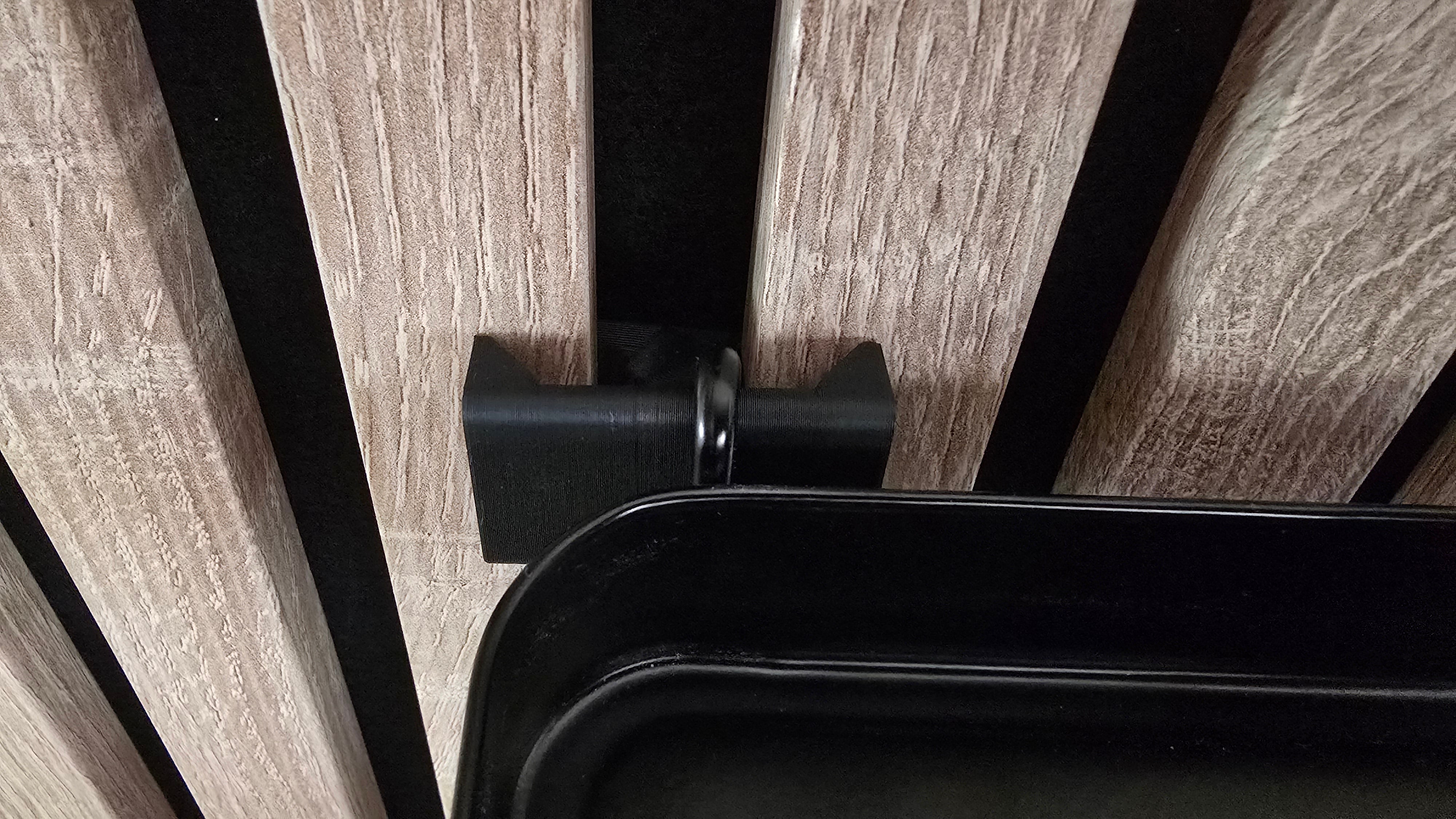 Akustikpaneel Halterungen für IKEA SKADIS (2er-Set) – Montageart: Wandclip