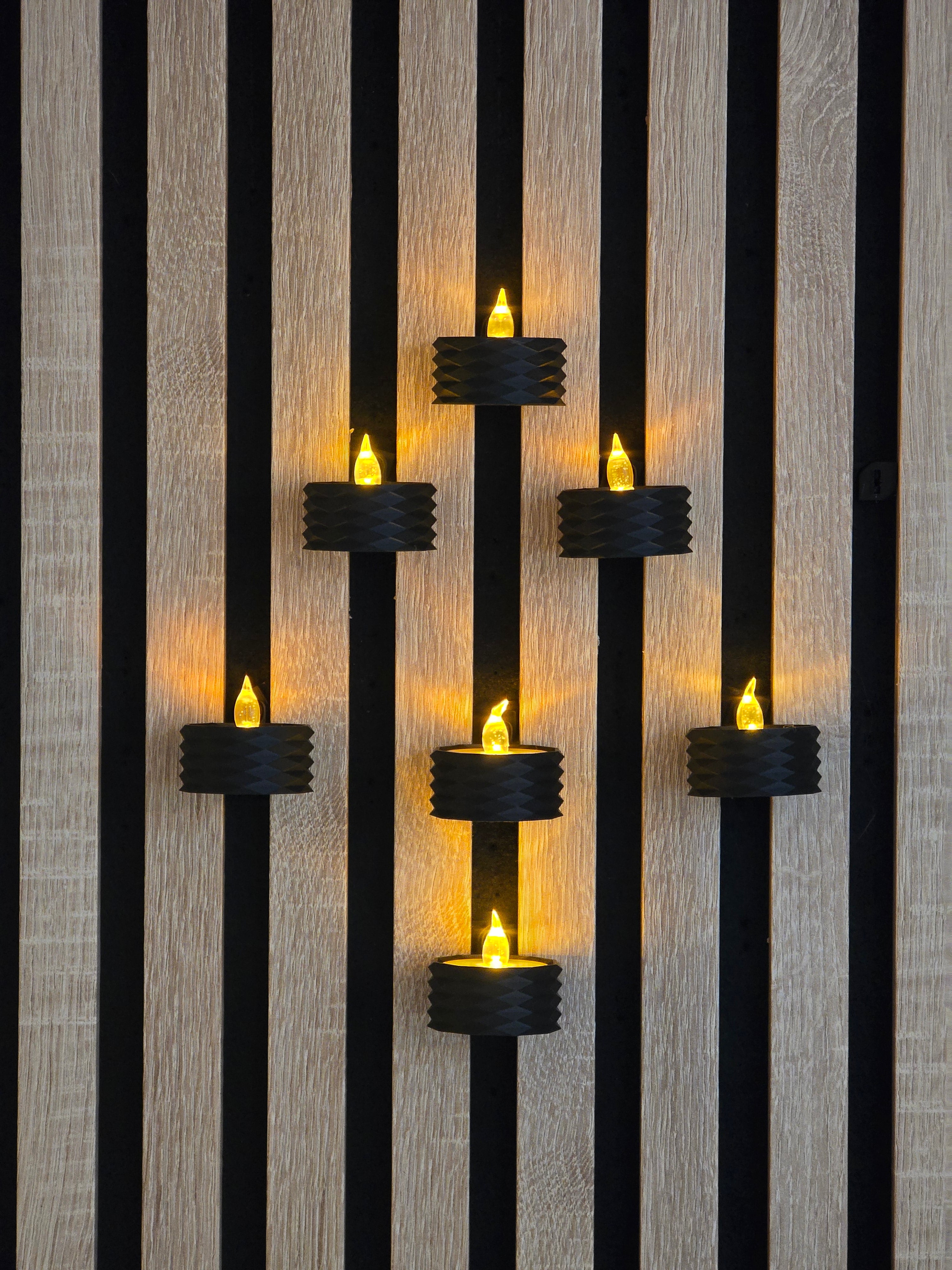 Tealight/Candle Holder (LED candle sold seperately) for Acoustic Panels - Installation Type: Wall Clip