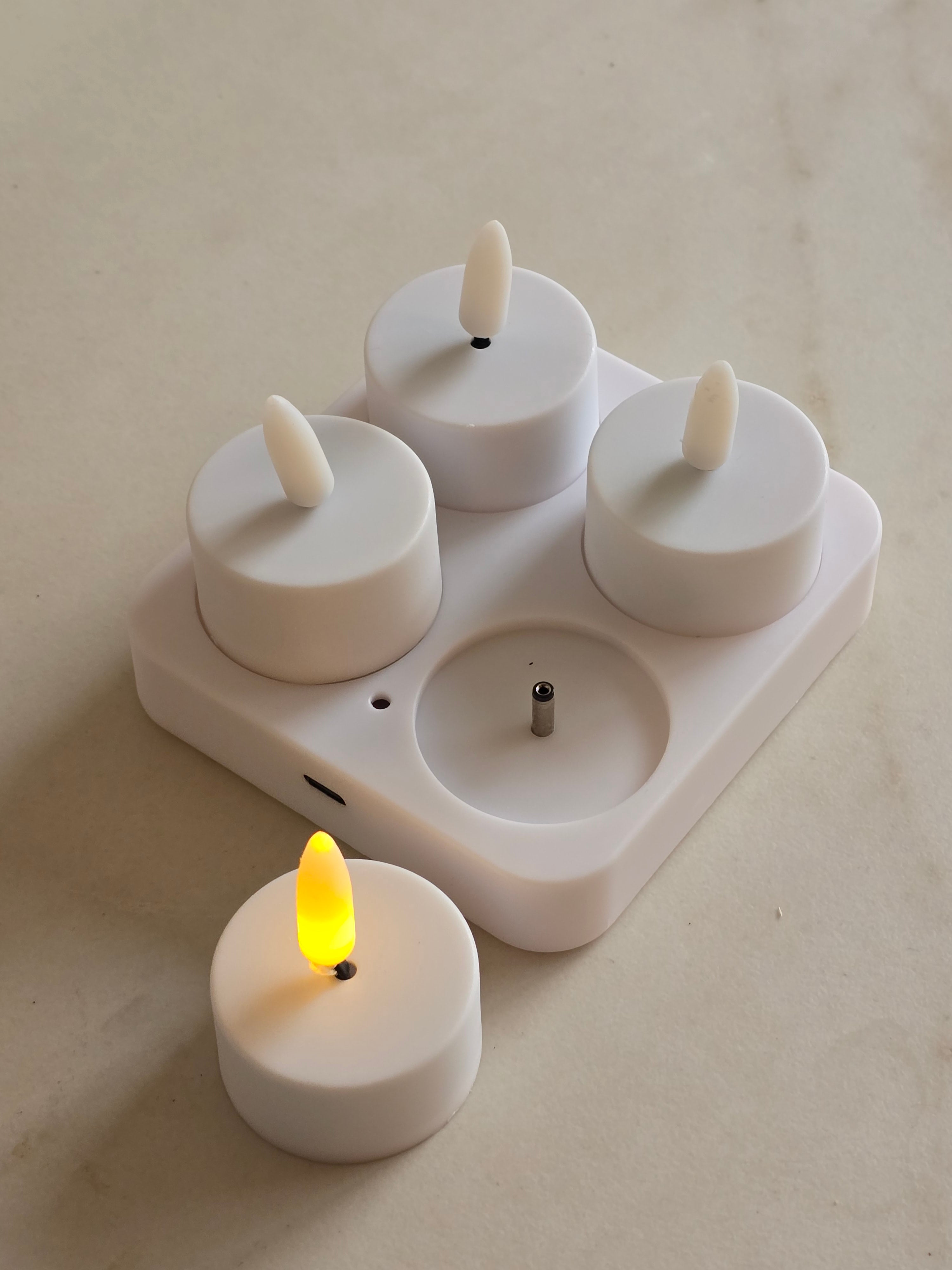 Walltune LED Teelicht oder Dinnerkerze – mit Timer