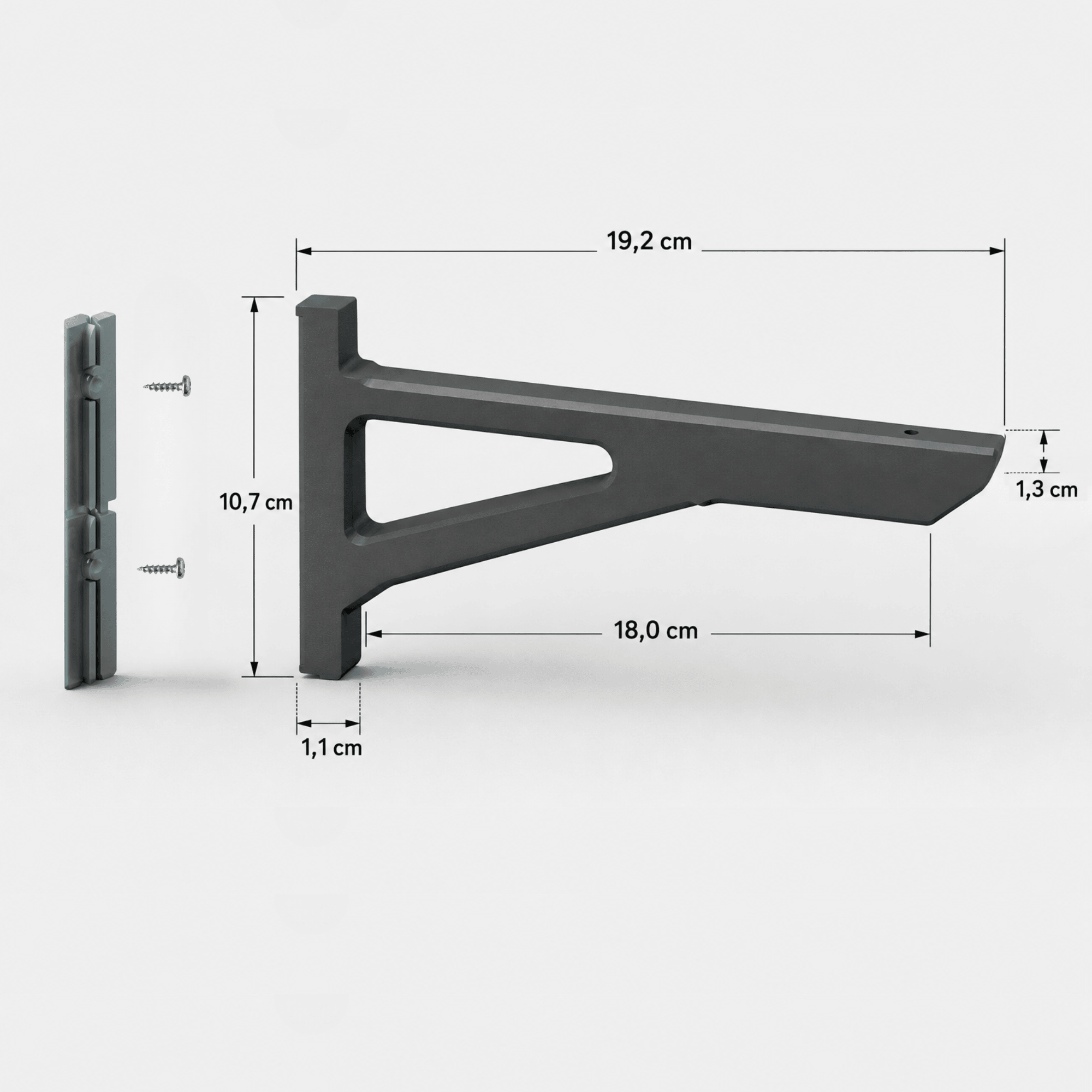 Regalhalterungen - Installationsart: Wandclip