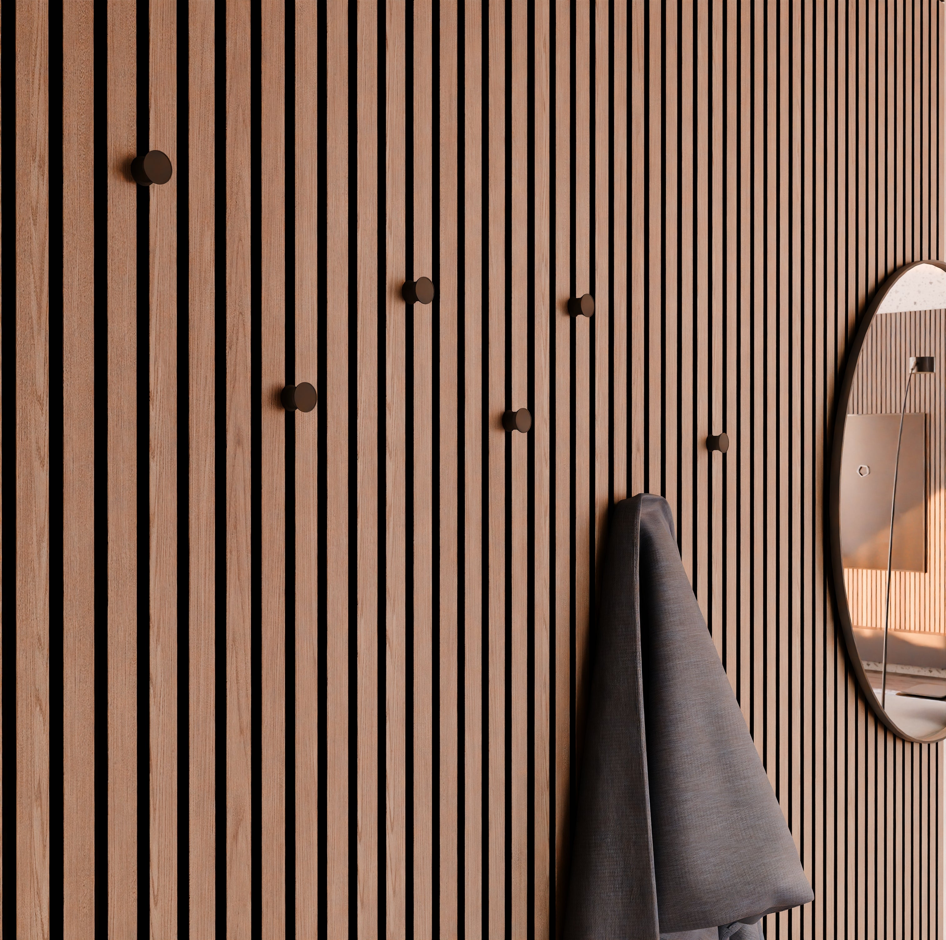 Knopfhaken für Akustikplatten - Montageart: Wandclip