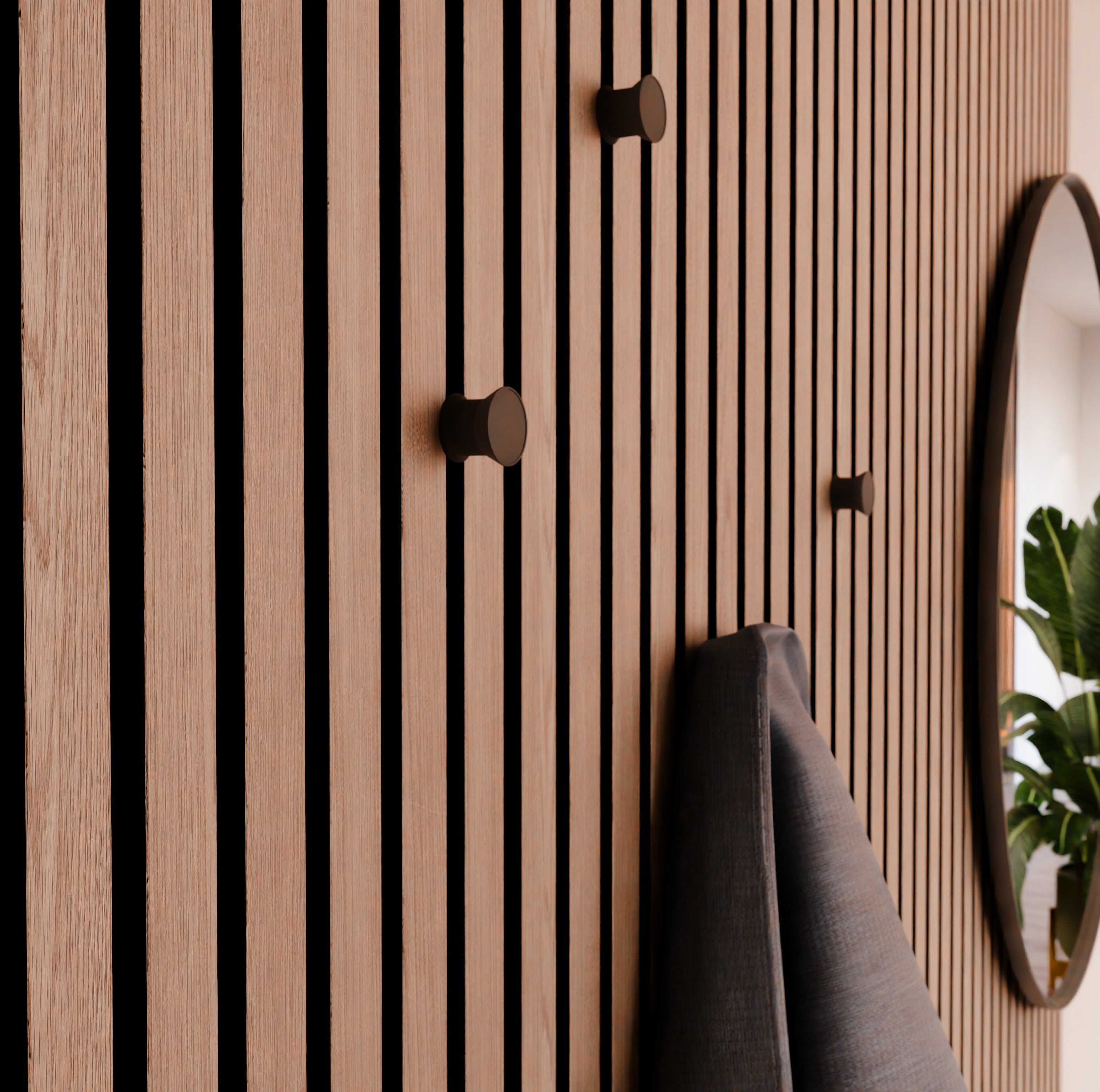 Knopfhaken für Akustikplatten - Montageart: Wandclip