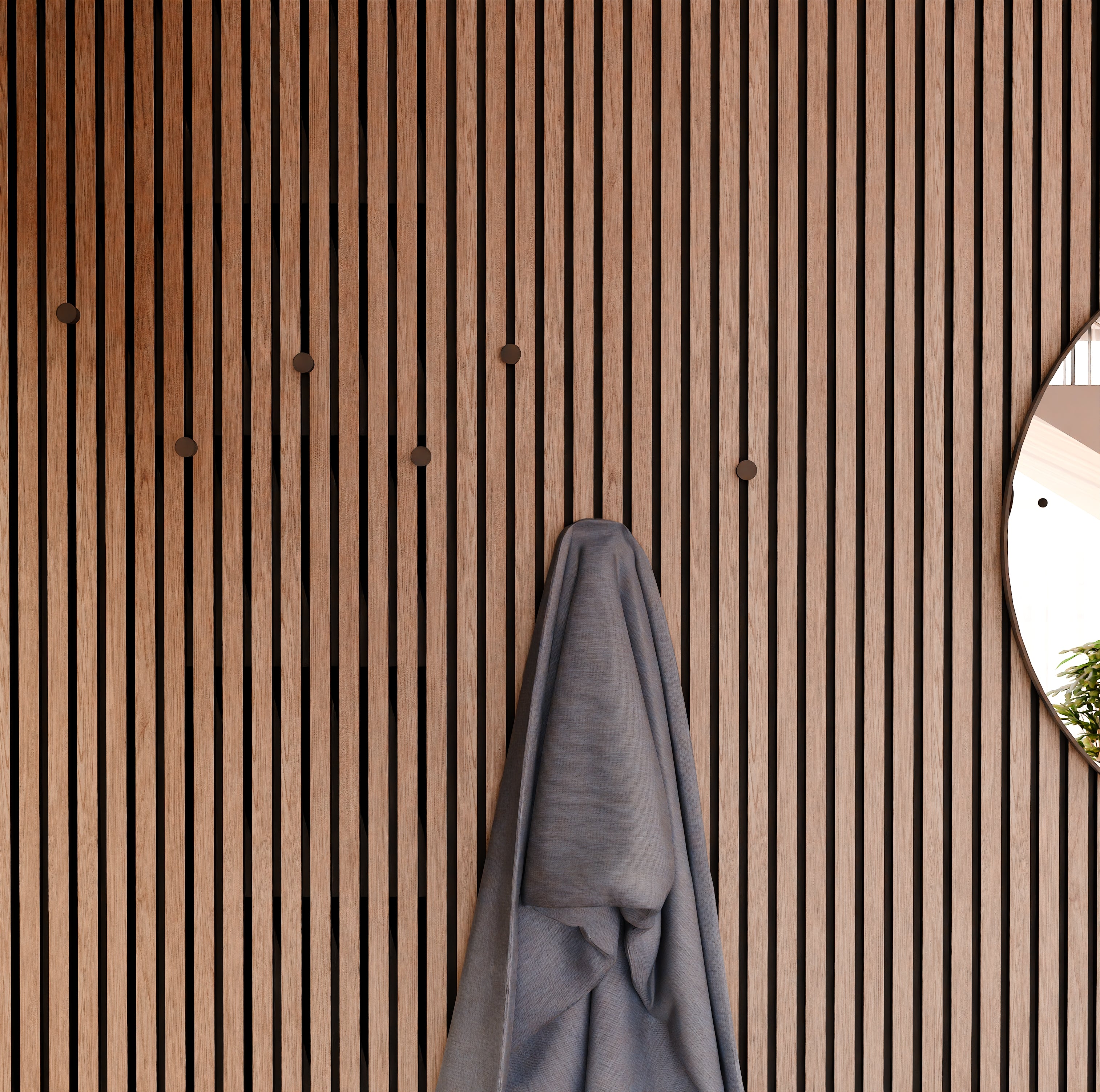 Knopfhaken für Akustikplatten - Montageart: Wandclip