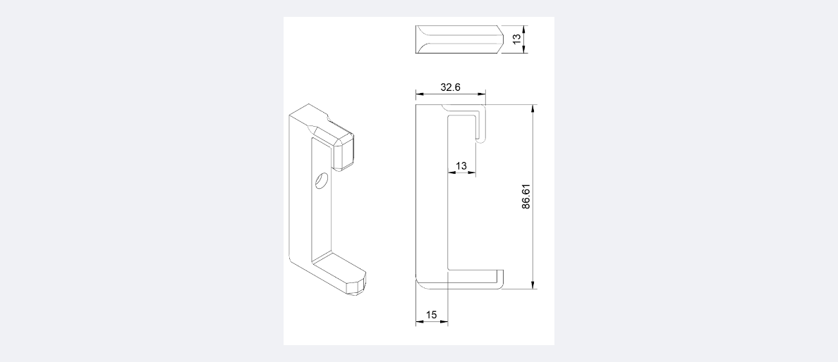Regalhalterungen für IKEA MOSSLANDA Bilderleiste - Montageart: Einschrauben