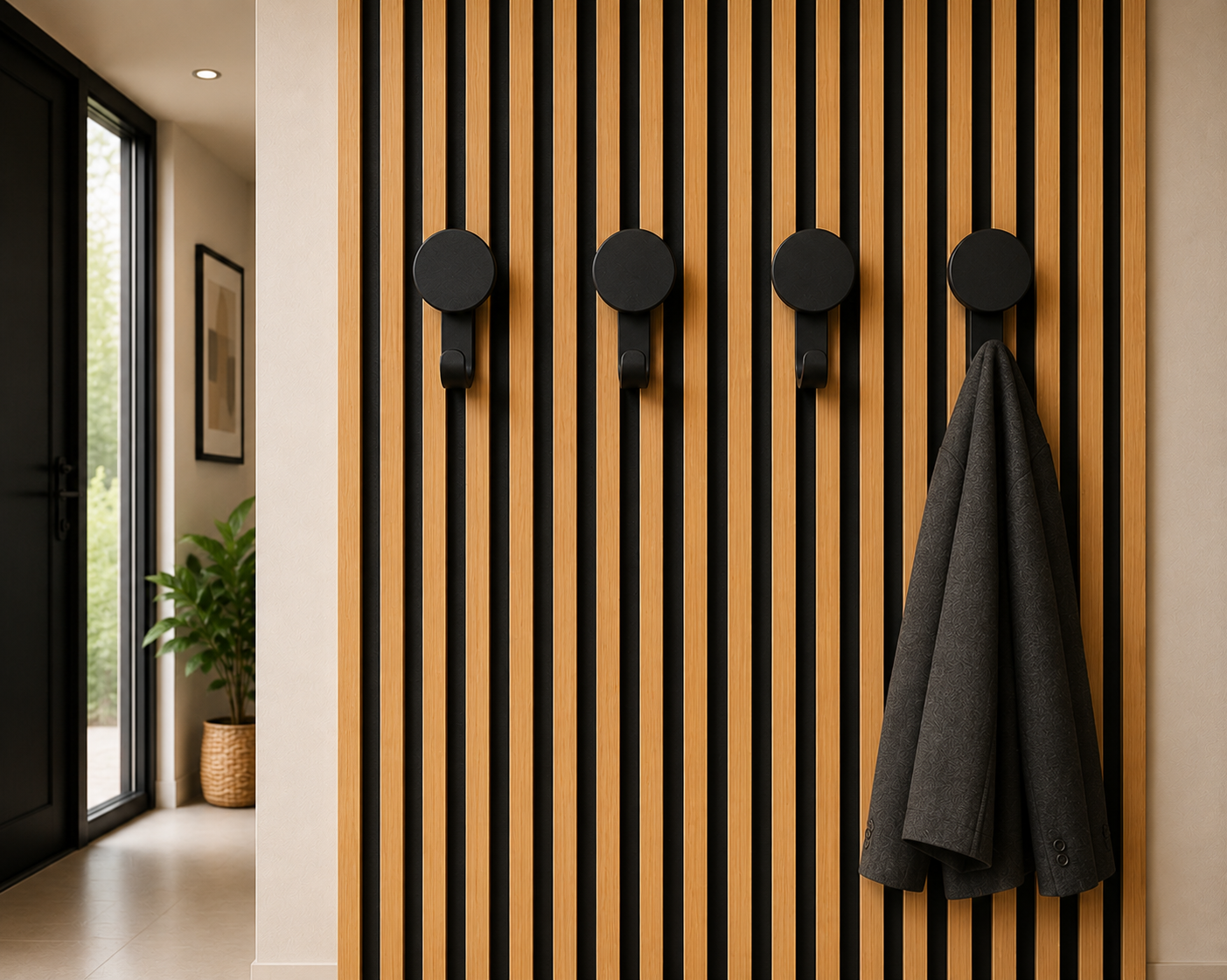 Ronde hanger/haak voor akoestische panelen - Installatietype: Muurclip
