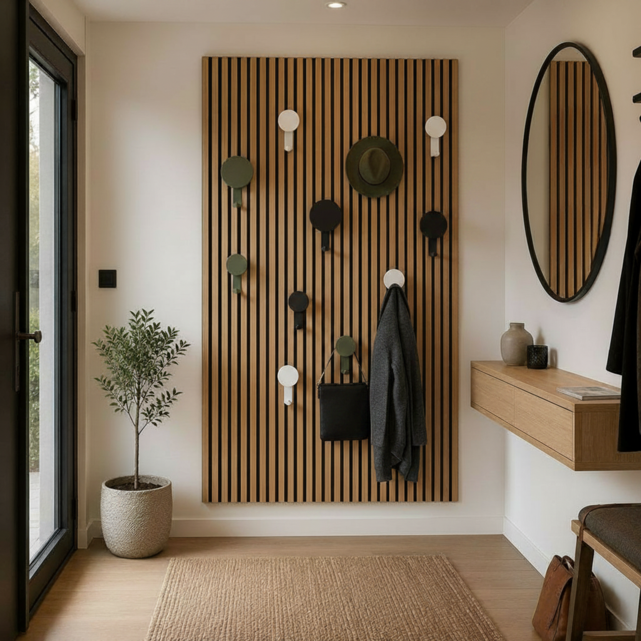 Round Hanger/Hook - Installation: Wall Clip