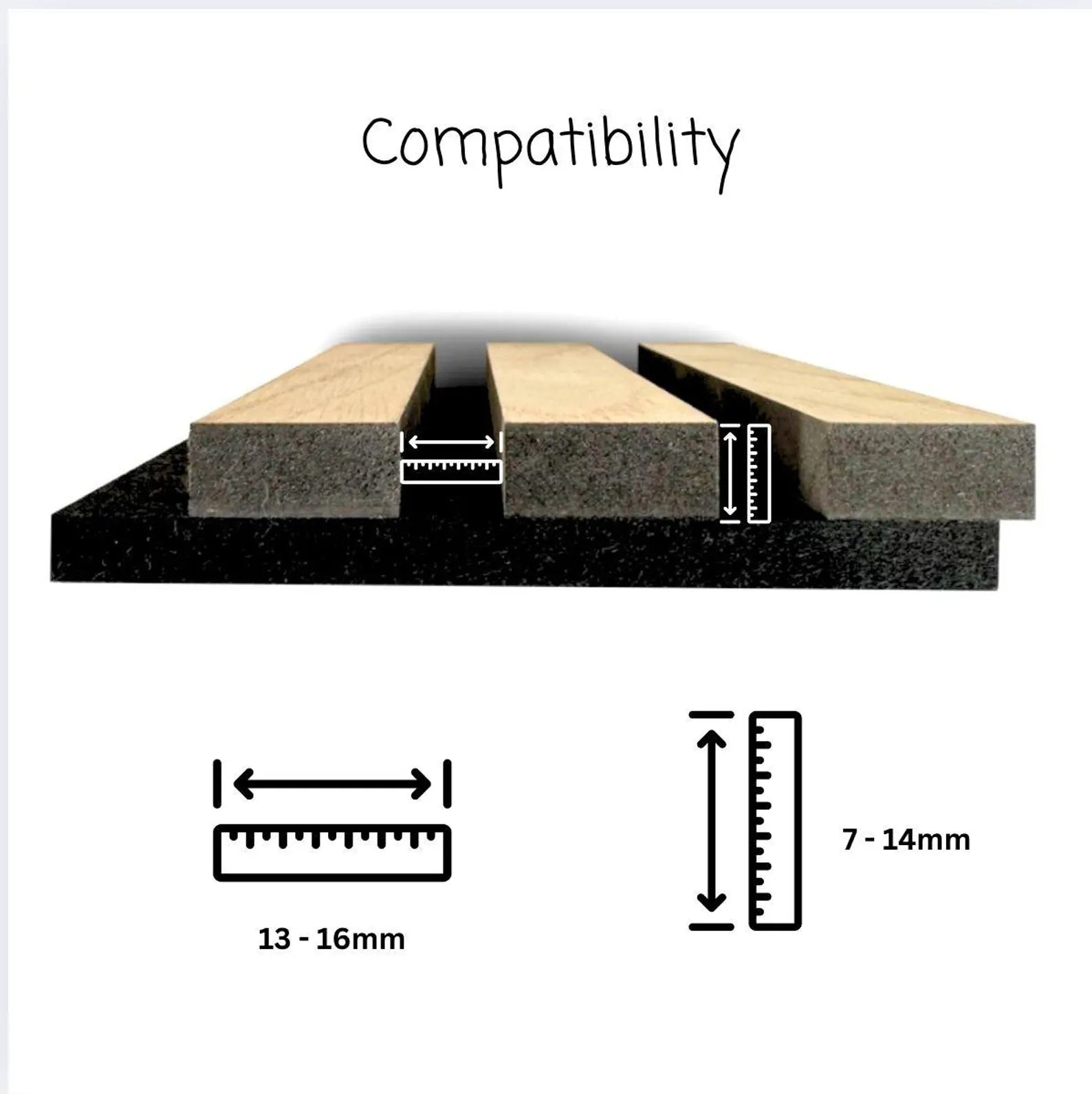 IKEA UPPDATERA Organizer ophangbeugels voor akoestische panelen - Installatietype: Muurclip