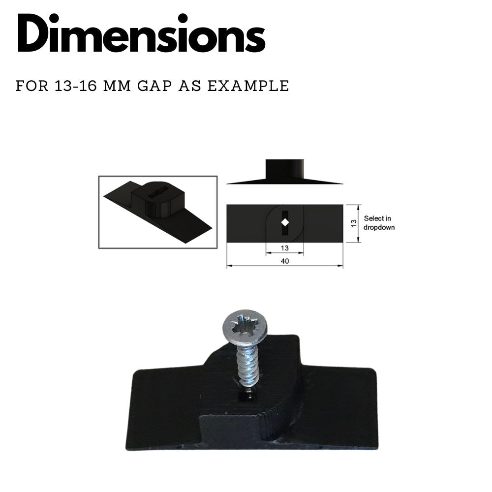 Wall Clip for Acoustic Panels