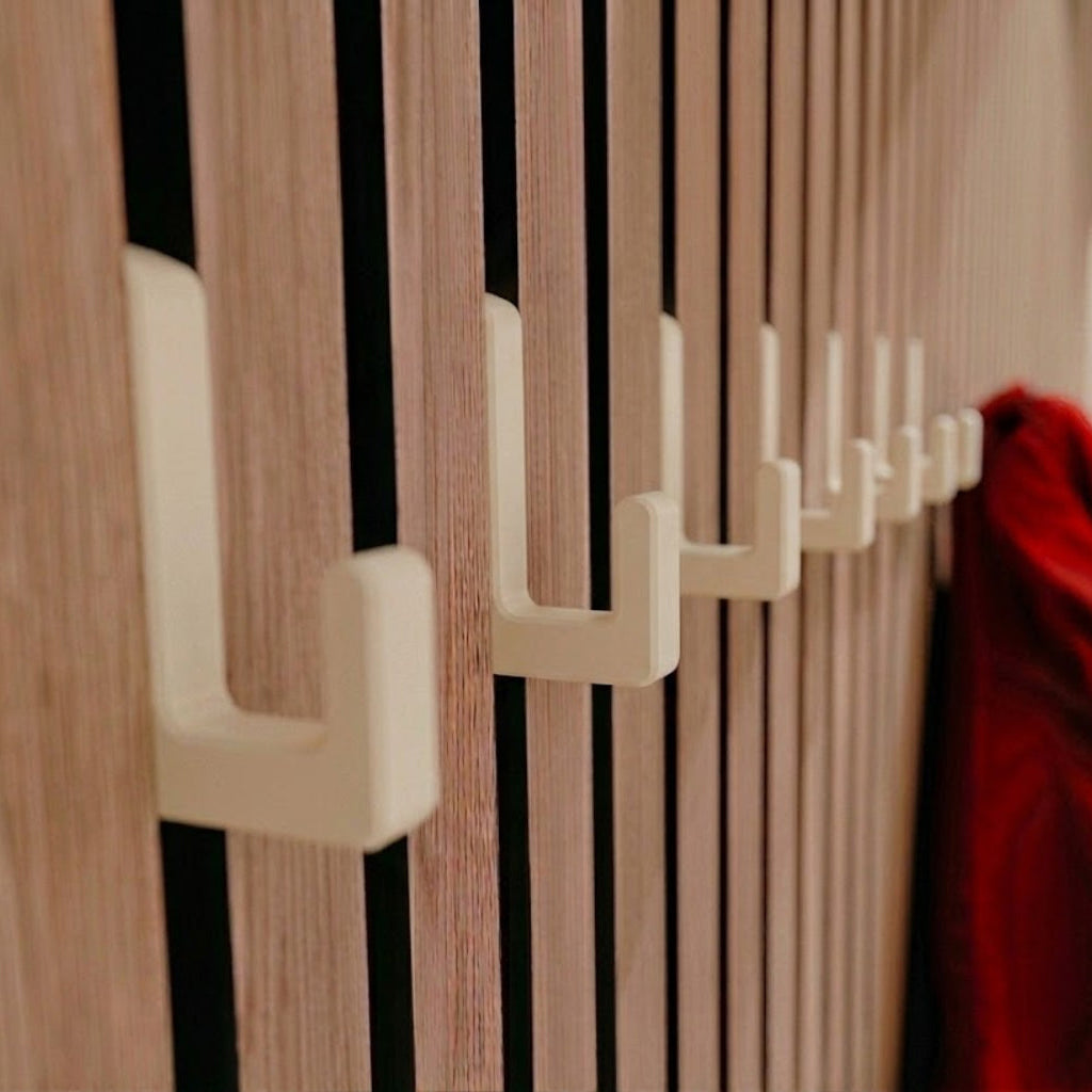 Single Hook Square for Acoustic Panels - Installation Type: Wall Clip