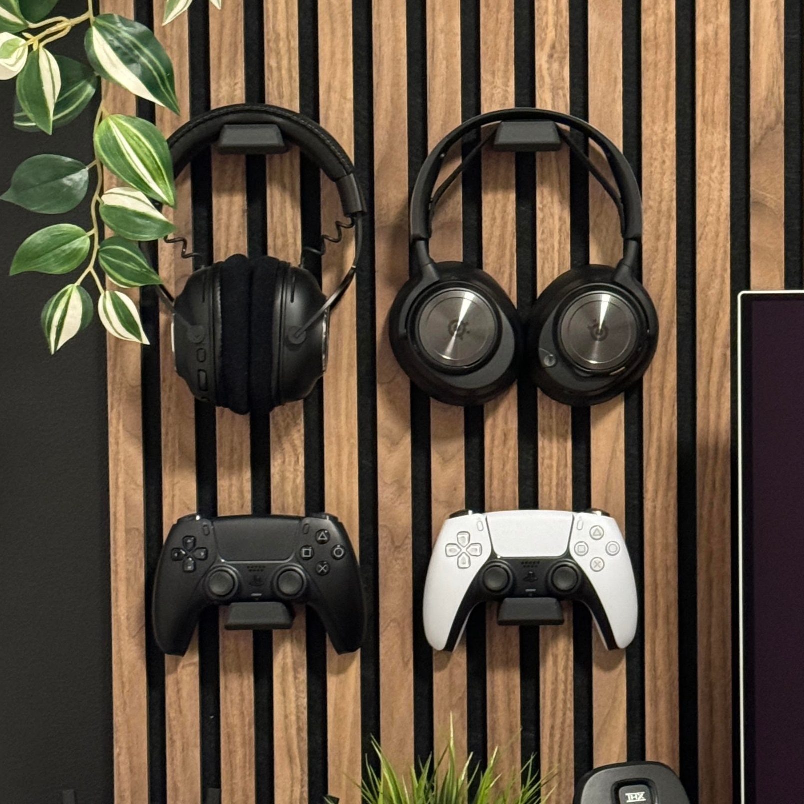 Headset- en controllerbevestiging voor akoestische panelen - Installatietype: Muurclip