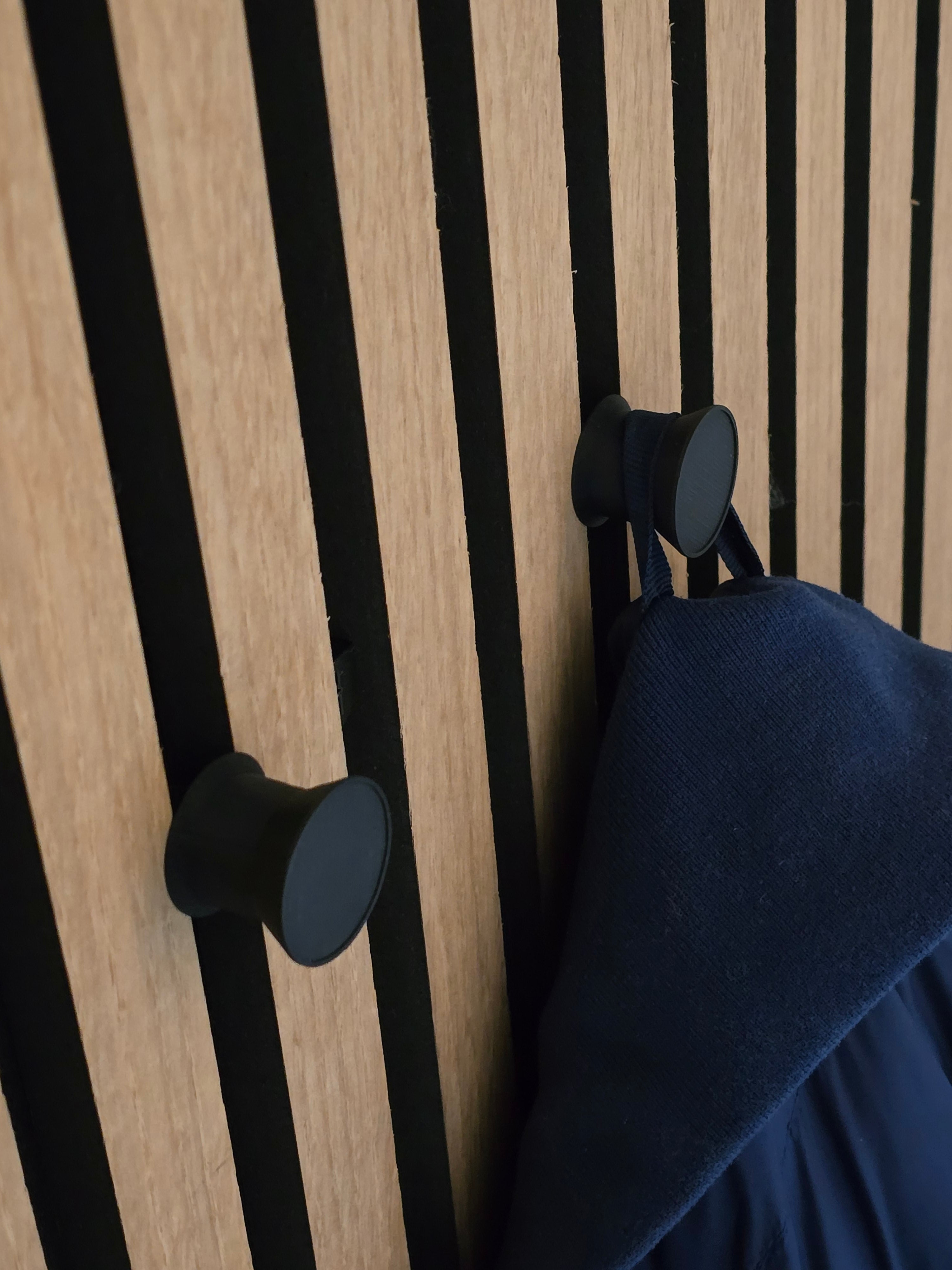 Knob Hook for Acoustic Panels - Installation Type: Wall Clip