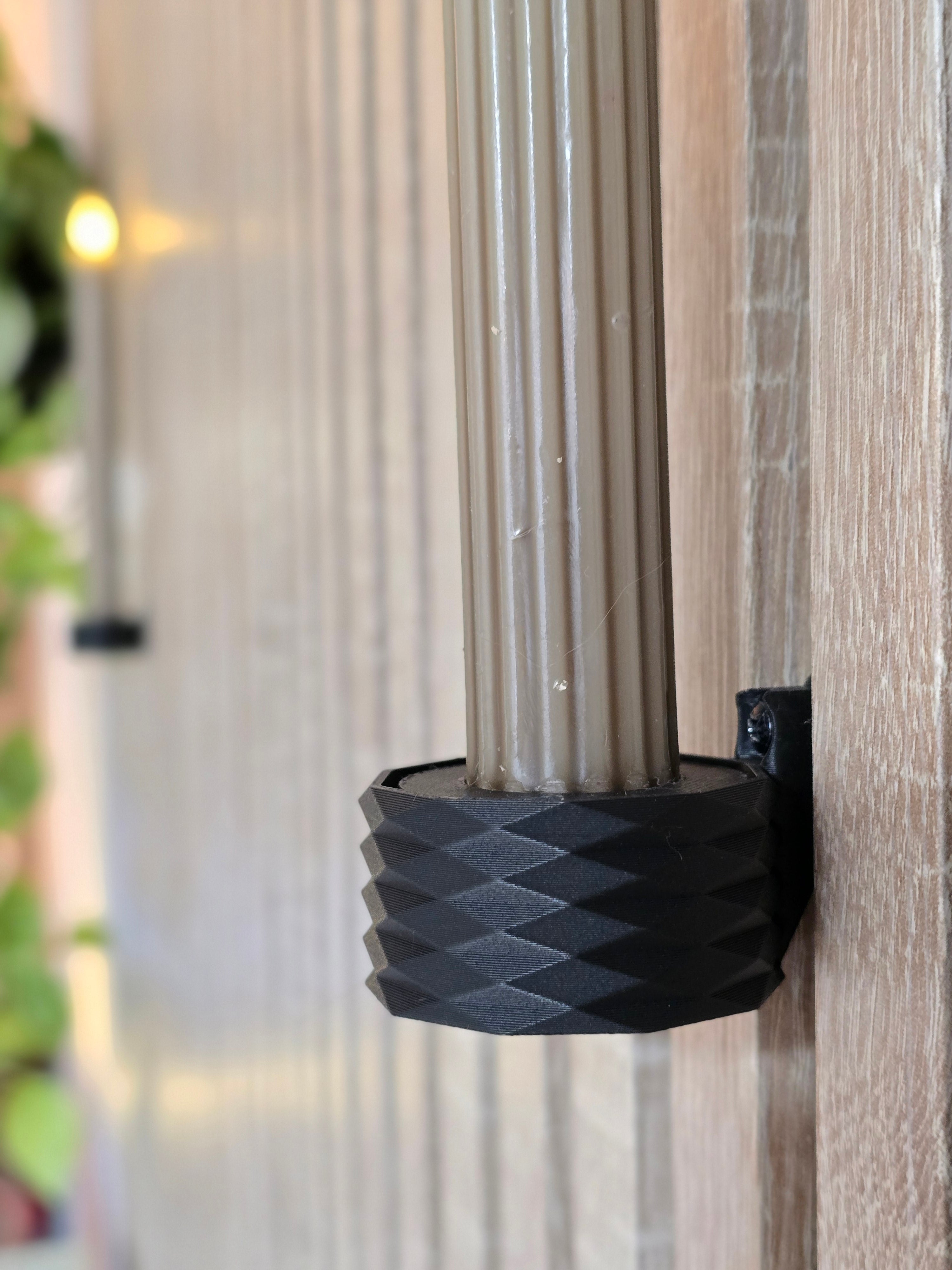 Theelichthouder/kaarshouder (LED-kaars apart verkrijgbaar) voor akoestische panelen - Installatietype: Wandklem