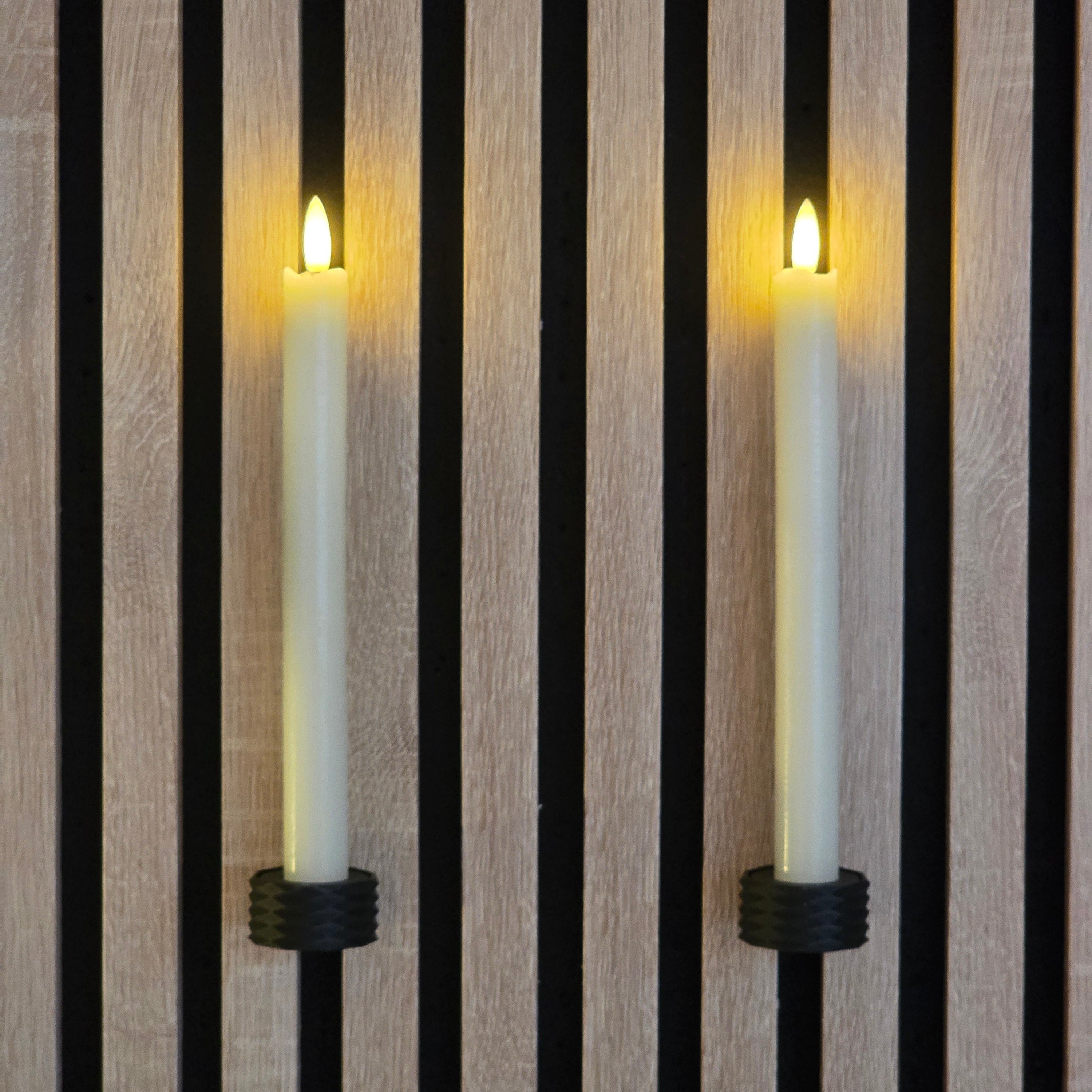Walltune LED Tealight or Dinner Candle – with Timer