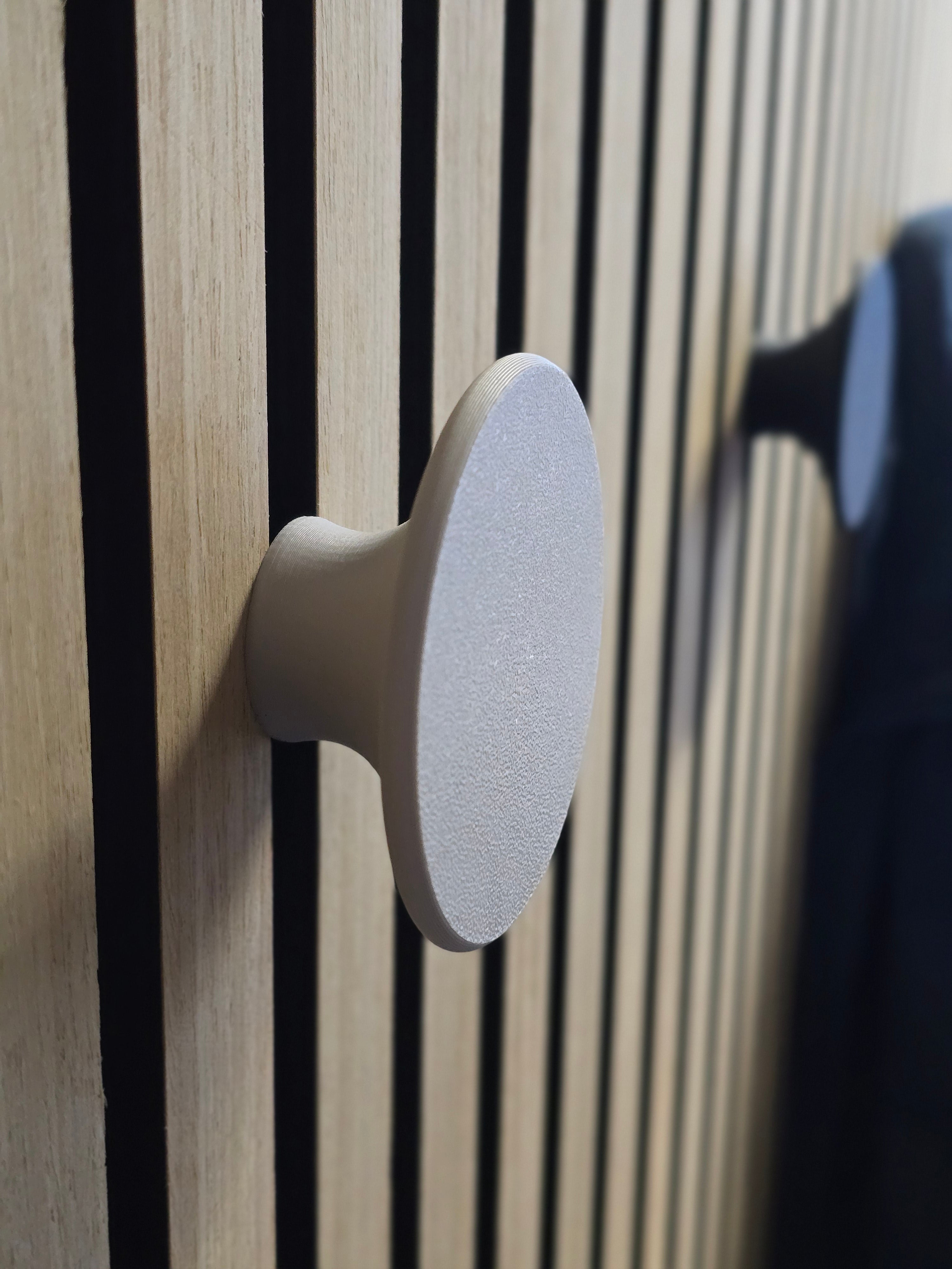 Knophaak voor akoestische panelen - Installatietype: Muurclip