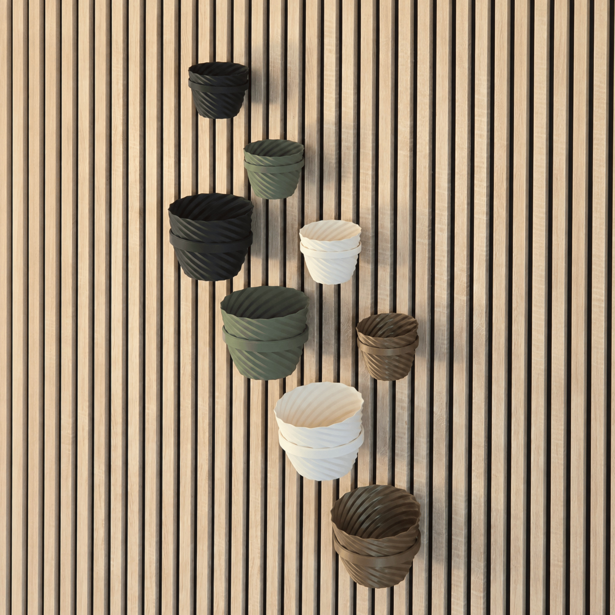 Support/anneau pour plante – Installation : clip mural