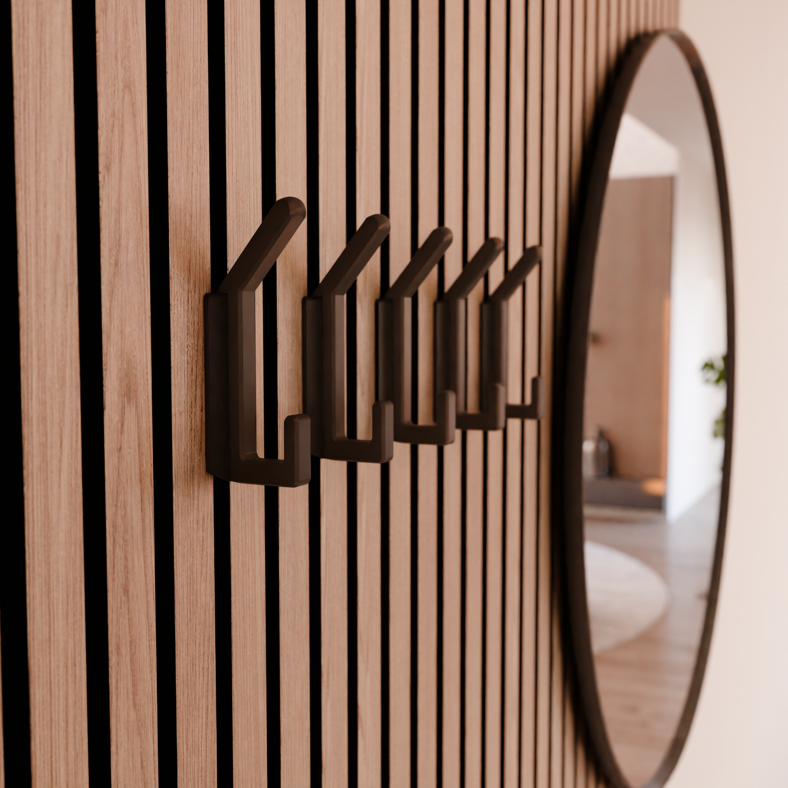 NEW! Double Coat Hook for Acoustic Panels - Installation type: Wall Clip