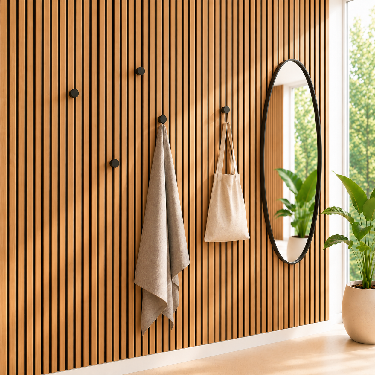 Knophaak voor akoestische panelen - Installatietype: Muurclip