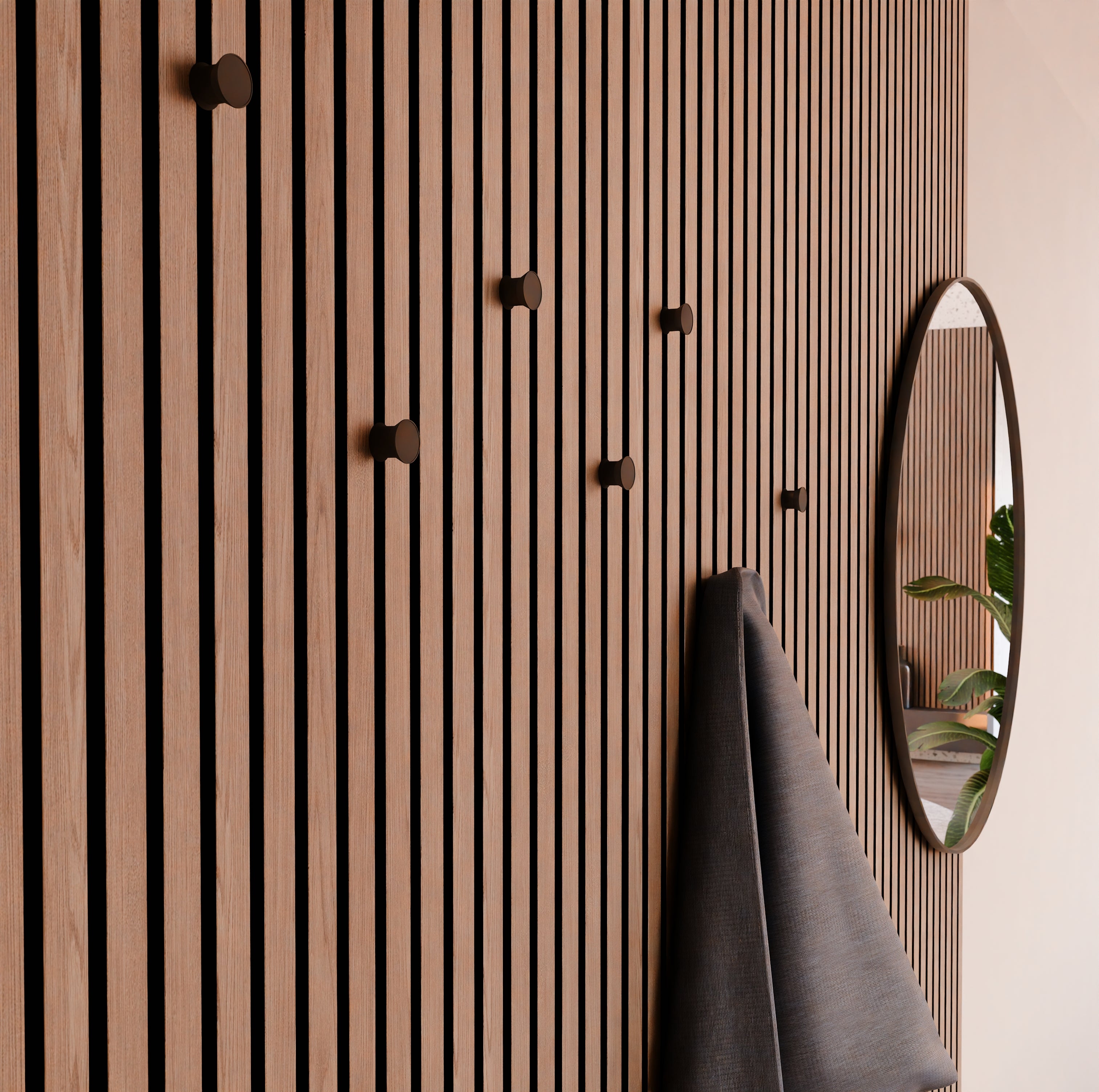 Knob Hook for Acoustic Panels - Installation Type: Wall Clip