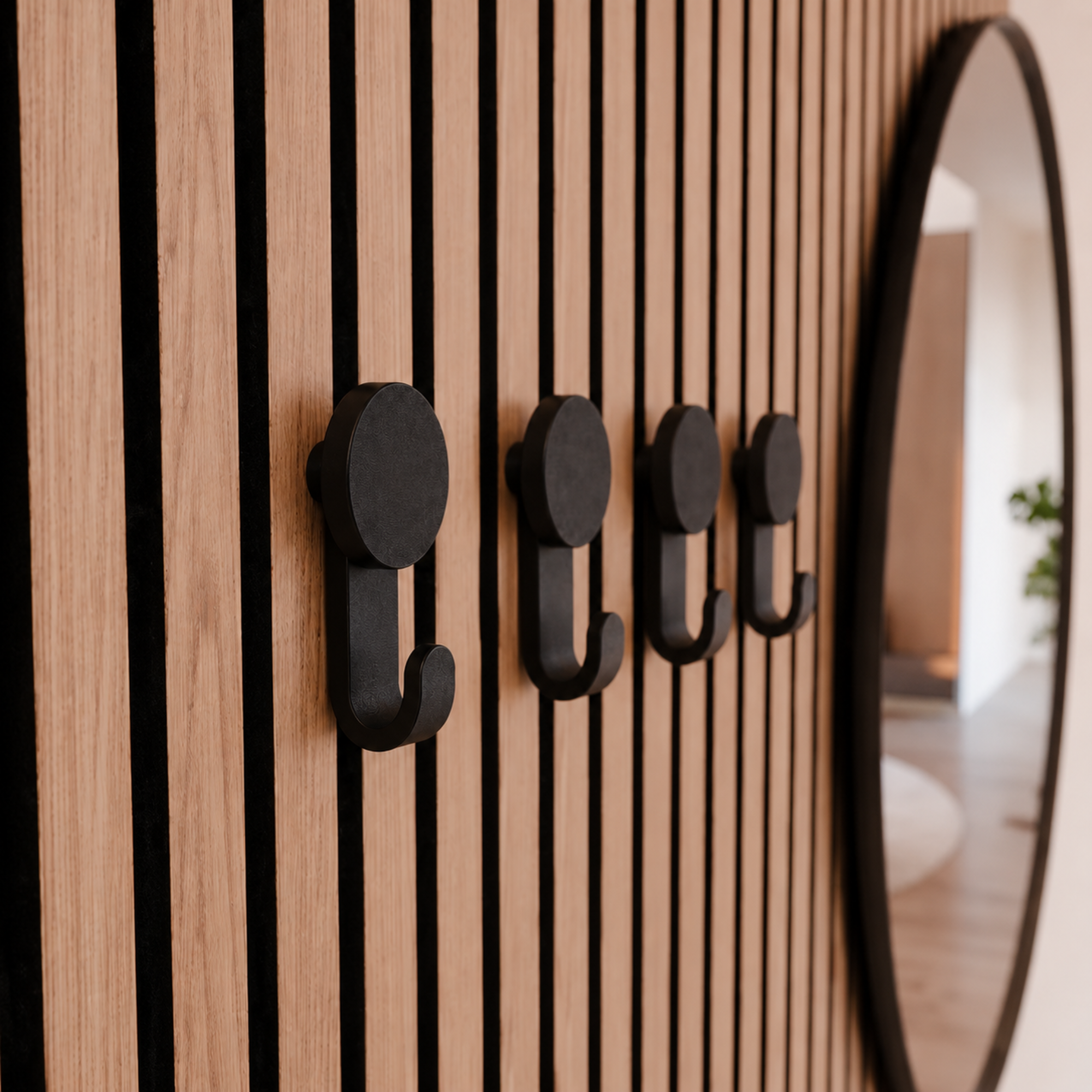 Ronde hanger/haak voor akoestische panelen - Installatietype: Muurclip