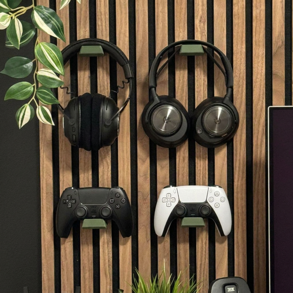 Headset- en controllerbevestiging voor akoestische panelen - Installatietype: Muurclip