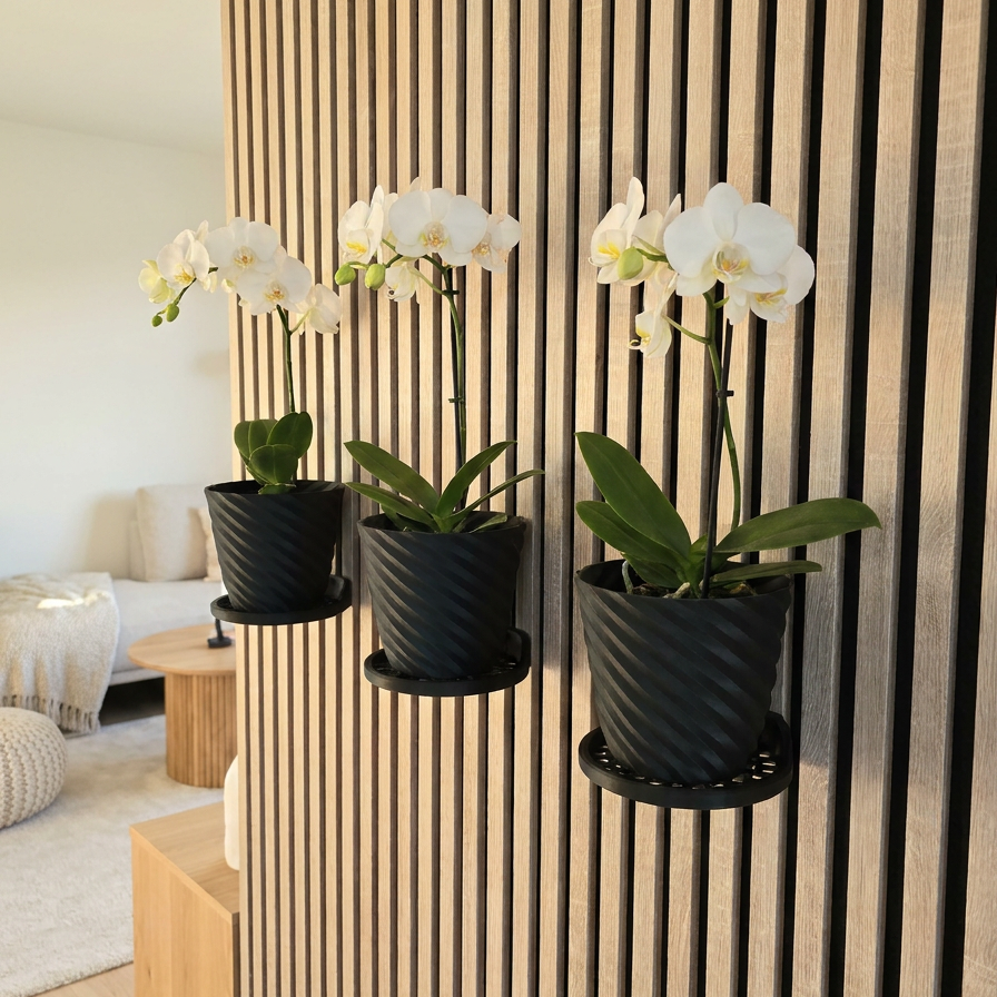 Runde Wandregal - Montageart: Wandclip