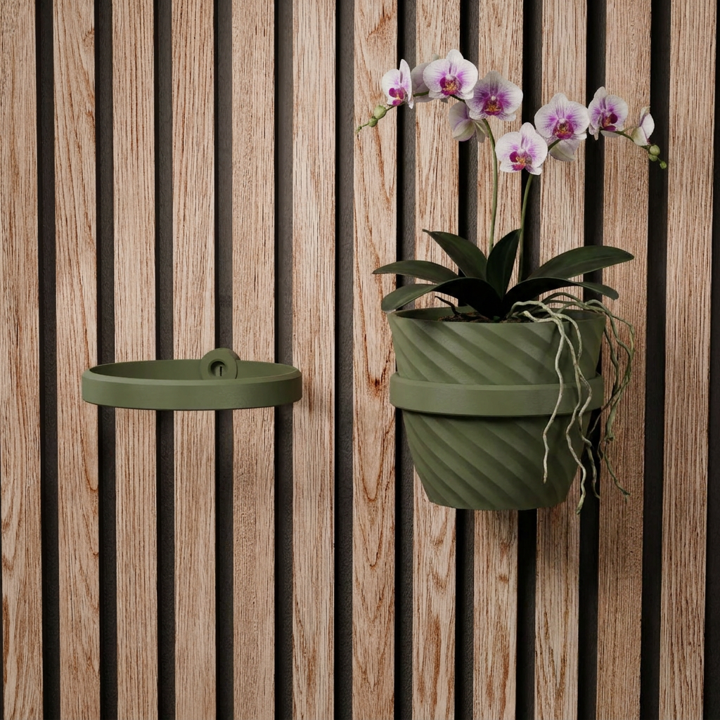 Pflanzenhalter/Ring - Montageart: Wandclip