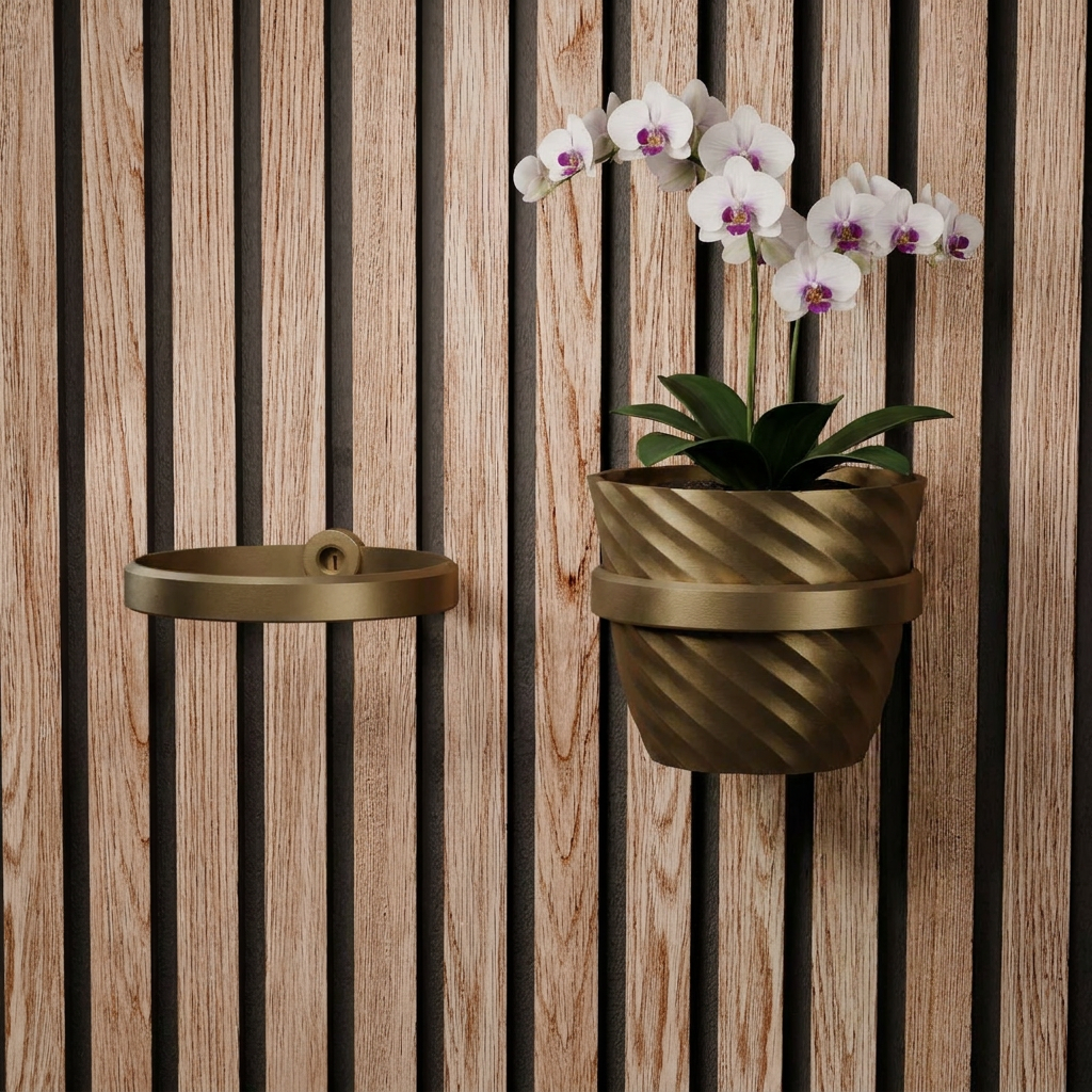 Pflanzenhalter/Ring - Montageart: Wandclip